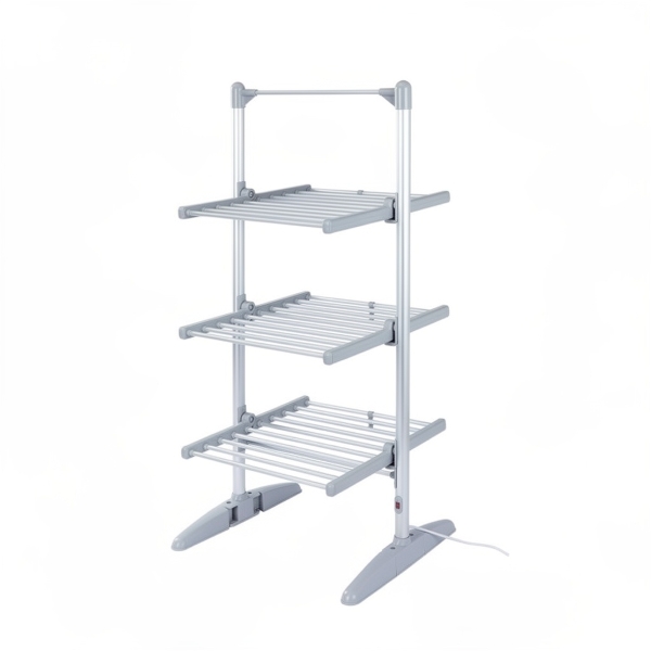Étendoir à Linge Électrique 38 Barres Grande Capacité 30 kg Séchage Silencieux 300W
