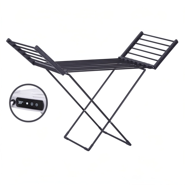 Tancarville Pliable Chauffant 18 Barres Hauteur Réglable Minuterie 9h 230W
