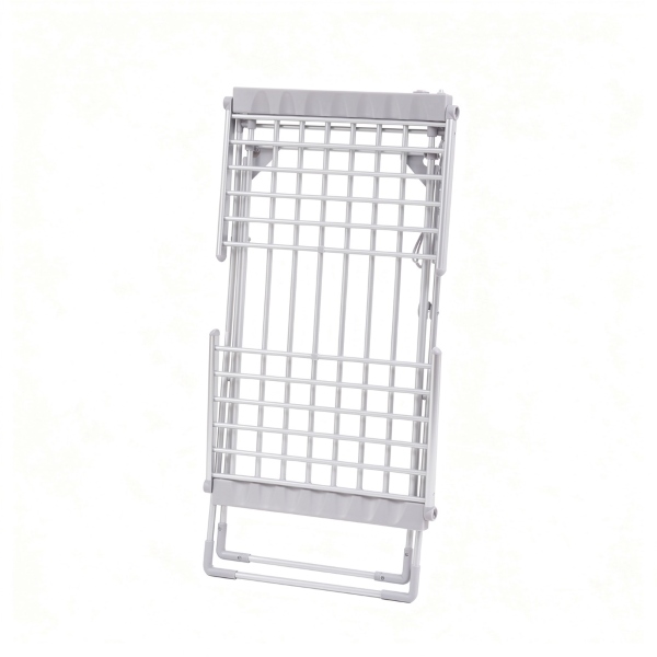 details du Étendoir Chauffant Pliable 20 Barres Aluminium Séchage Rapide 230W