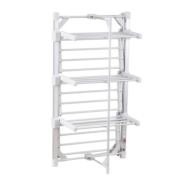 details du produit Étendoir Électrique Soufflant 24 Barres Capacité 15 kg