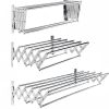 etendoir a linge mural retractable plie pour details client