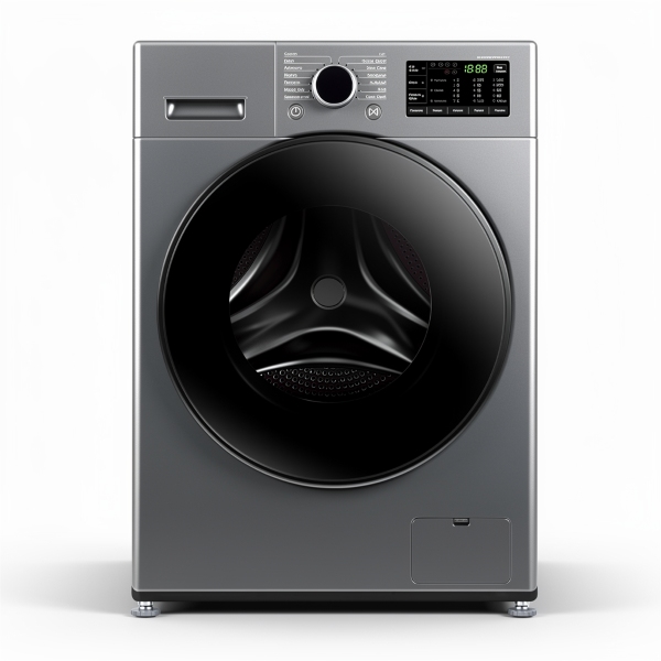 Lave Linge 57 cm Largeur Laveuse-Sécheuse Empilable 7 kg Affichage LED Drainage Supérieur