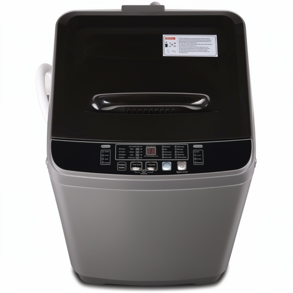 details panneau commandes lave linge mobil home 6kg