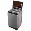 ouverture dessus de la machine lave linge pour mobil home