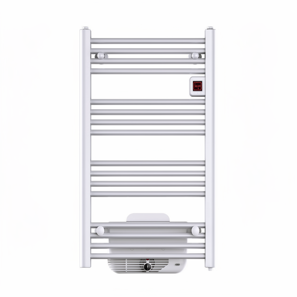 Sèche-serviette électrique soufflant 500W avec fil pilote